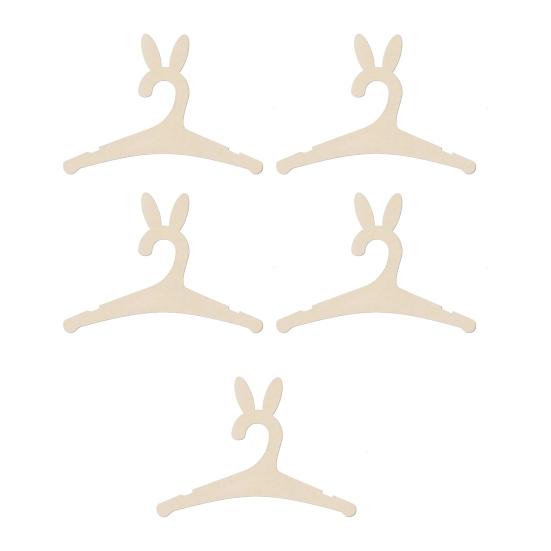 Wooden Clothes Hanger for Baby Clothes Cute Bear Ears Hanger Rack Toddlers Children Infant Hangers for Closet Coat Pants Clothing Storage