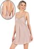 Satin Strap Top With Lace For Gift Xl