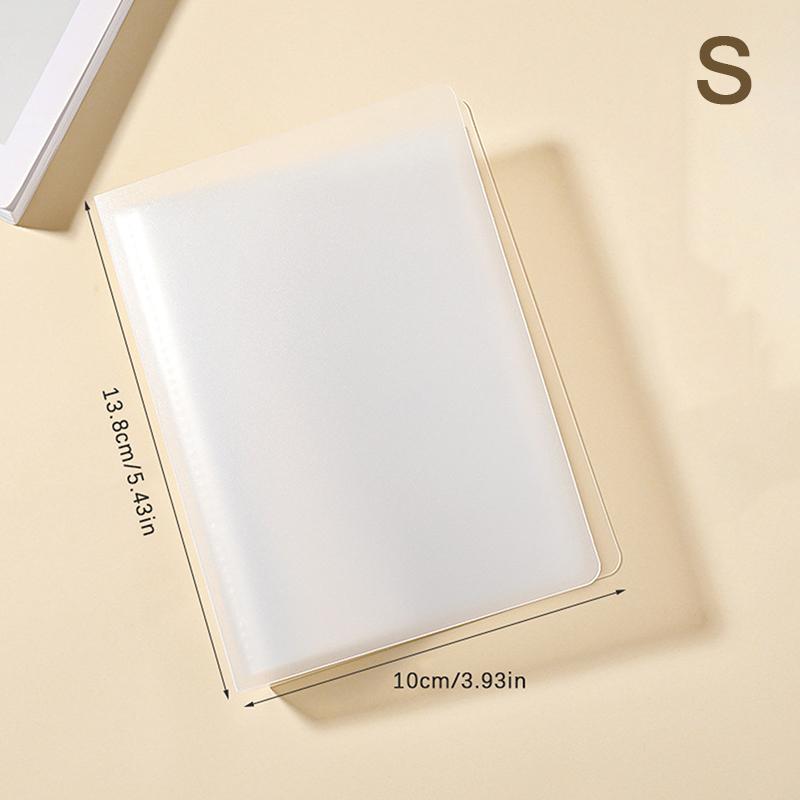 

Matte Transparent Nail Sticker Album Pack Storage 20Pages Collecting Holder Nail Art Display Dust-Proof Showing Book Container
