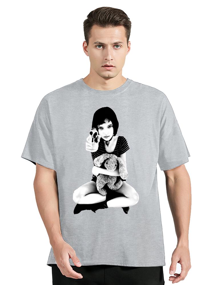 New Leon Matilda The Professional Jean Reno Movie Film Tshirt Streetwear Unisex Tops T-Shirt 755 Casual Fashion Cotton T Shirt