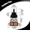 Electric Guitar 3 Way Toggle Switch Accessory Open Closed Parts Component Replace Pickup Selector