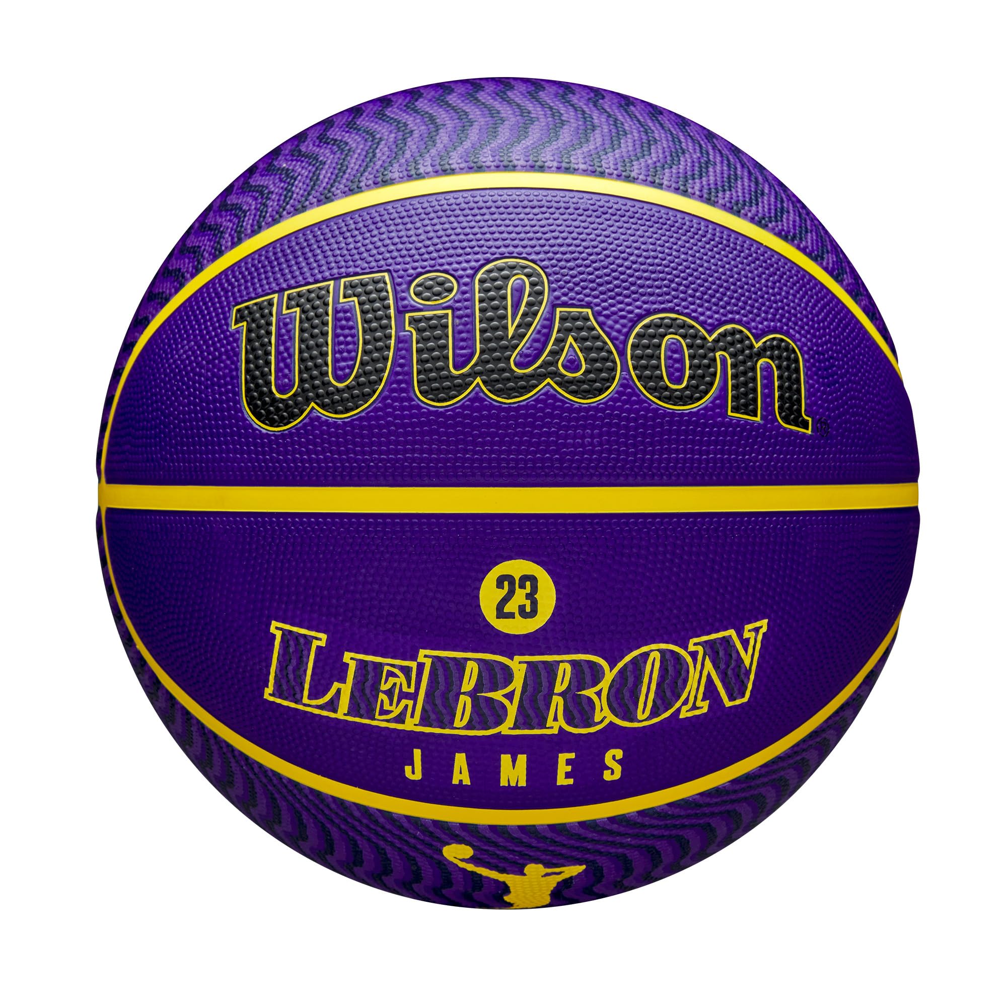 

Wilson NBA PLAYER ICON OUTDOOR LEBRON Баскетбол (WZ4027601XB7) Мужской мяч размера 7, желто-фиолетовый