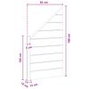 WPC and Aluminum Fence Panel Gray