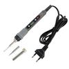 80W Soldering Iron LCD Digital Display Temperature Adjustable 220V EU Electric Solder Iron Set Welding Rework Station Repair Kit