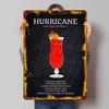 Hurricane Cocktail Recipe Printed Poster Customized Wall Art Retro Vintage Metal Tin Signs for Wand Deko Bathroom Decor Man Cave