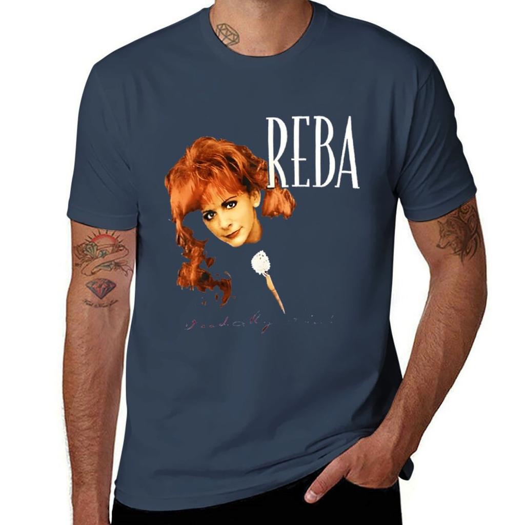 Vintage 90s Reba Tshirt Simple Print Design Tshirt