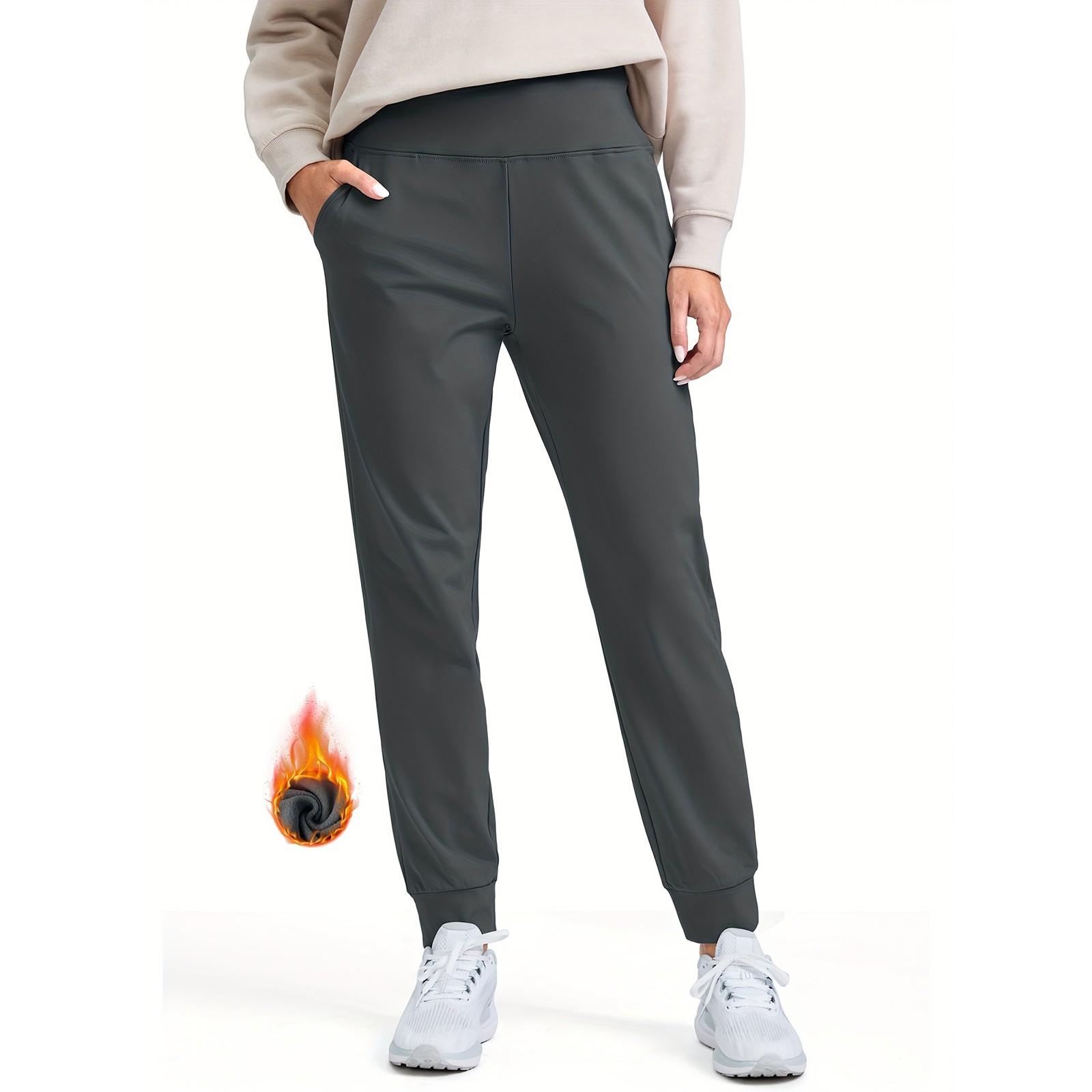 Женские эластичные брюки с высокой талией — фото 6