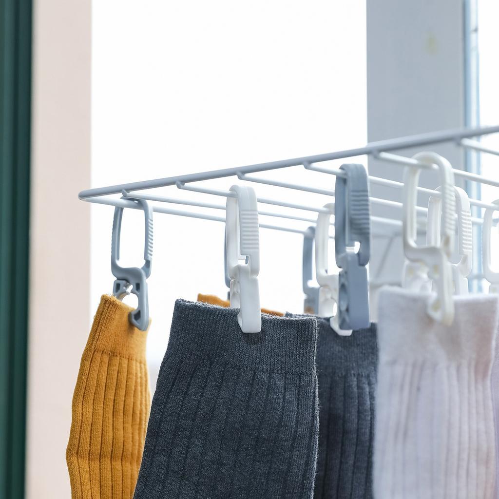 Plastic Clothes Pins for Drying 10/50Pcs Laundry Clips for Socks Underwear Garments Home Clothesline Hanging Accessories