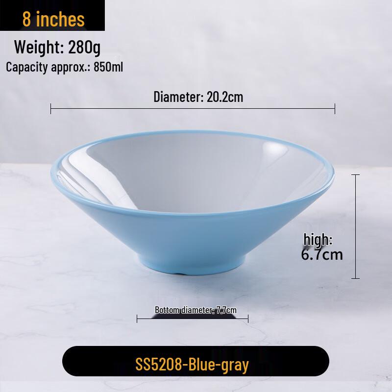 JINMEILI Melamine Nordic Conical Bowl
