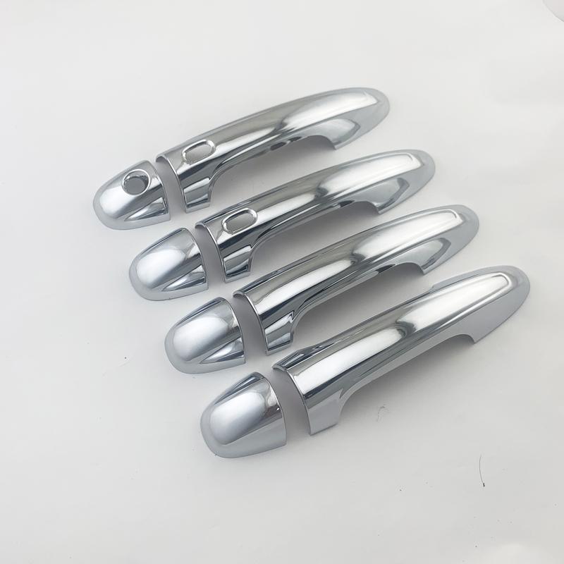 ABS Chrome Car Accessory 2016 2018    For Toyota Hilux Revo Fortuner Innova Door Handle Bowl Covers Trim Paste Style