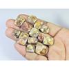 123Cts. Natural Bird Eye Jasper Octagon Cabochon Loose Gemstone 13Pcs Lot C-1915