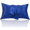 2 Piece Satin Pillowcase for Hair and Skin Similar To Silk Pillow Cases with Envelope Closure Cooling Pillow Cases for Sleeping Gifts for Women Men
