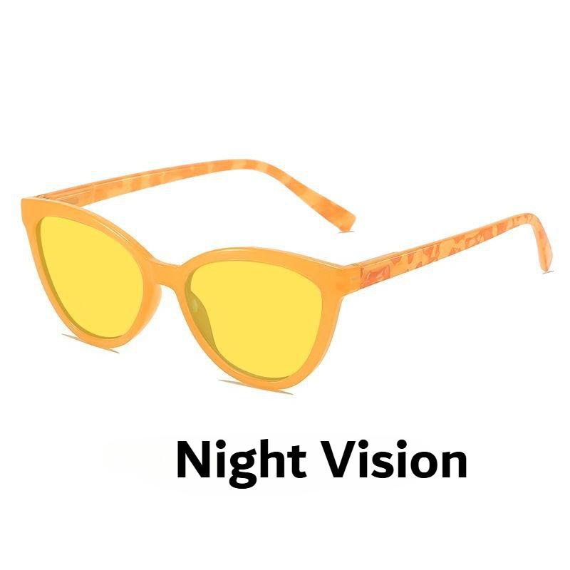 Personalized Cat Eye Night Vision Anti Blue Light Glasses for Men and Women Protect The Eyes for Computer Sports Game Goggles