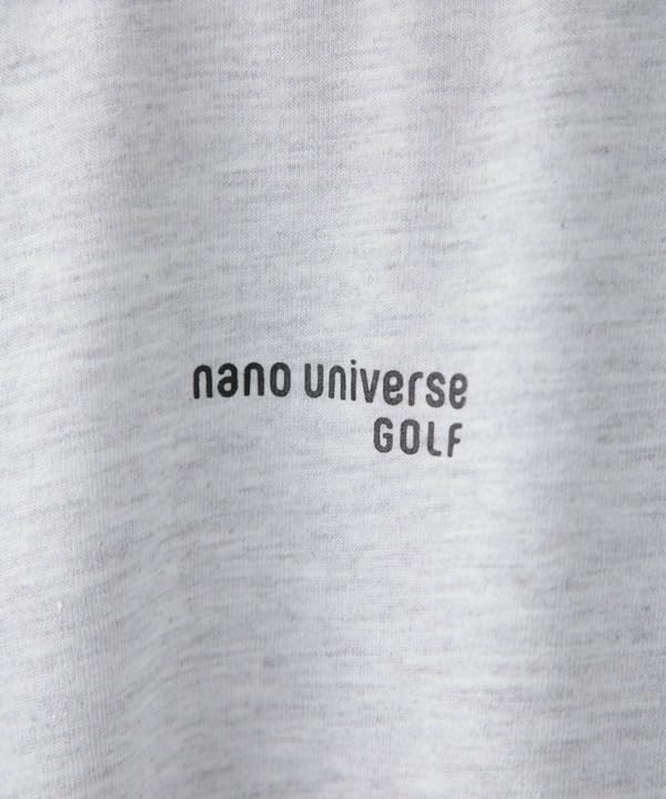 Nano Universe Sleeveless Mock Neck Size Golf Shirt, S, Gray,