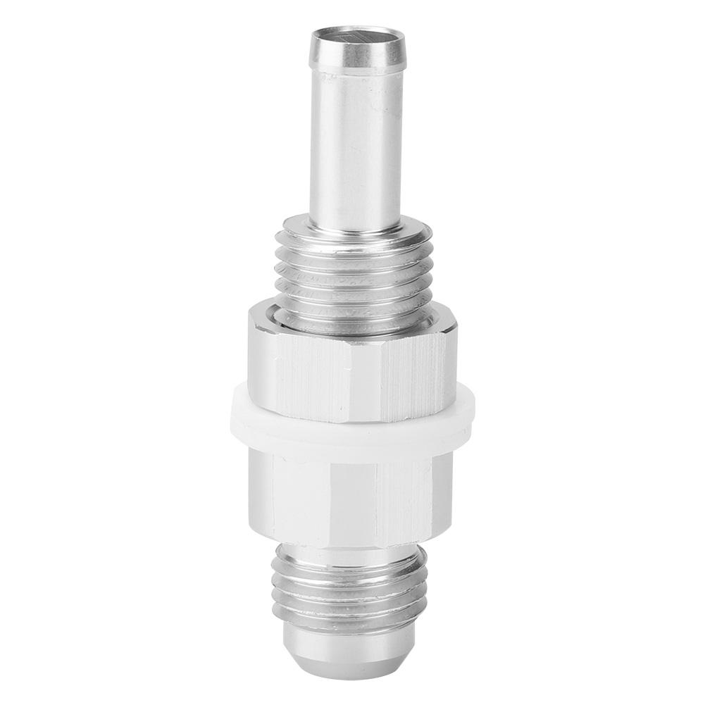 Portable Male Flare Bulkhead to AN6   5 16 Hose Barb Fuel Tank Fitting Car Modified