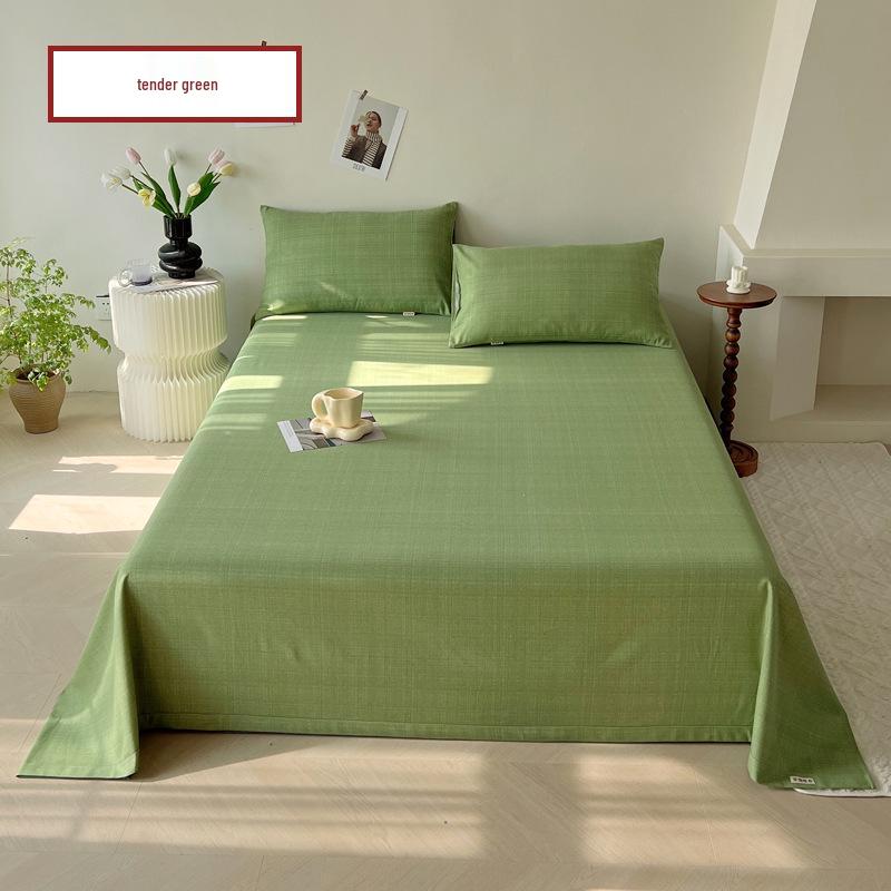 

Комплект постельного белья из грубой хлопчатобумажной ткани - Однотонный твиловый пододеяльник с наволочкой 160cmx245cm