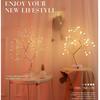 36/108LED Pearl Pearl Copper Touchscreen  Light Tree Night Light Decor