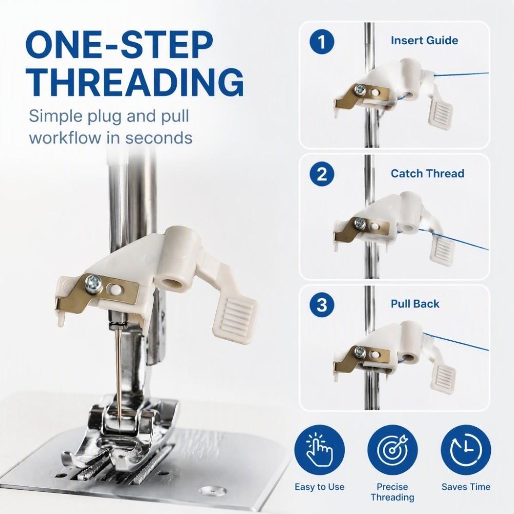 2pcs Effortless Threading Threading Assembly Sewing Machine Needle Threader For Sewing Machine