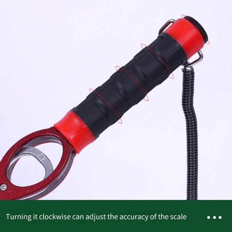 Fishes Control Clamps Grabber Aluminum Alloys Fishes Lip Gripper with Scale Professional Fishes Grabber Easy To Use