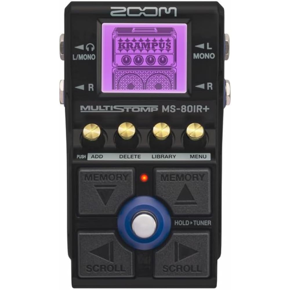 ZOOM MS-80IR Plus Multi Stomp Pedal IR Cabinet Simulator 23 Guitar Amp Models [Domestic Genuine M...