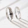 Angel and Devil Matching Rings for Women Open Adjustable Couple Friendship Ring