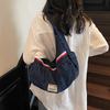 Denim Bag Large Capacity Crossbody Bag Women Tote Bag Commuter Shoulder Bag