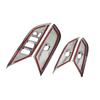 Car Window Glass Lift Switch Button Trim Cover Panel Adjust Cover For Toyota Hilux Hilux REVO 2024-2025 Interior Accessories