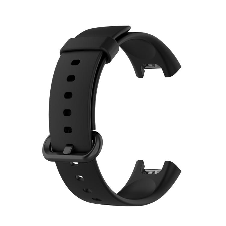 For Xiaomi Watch Mi Watch Lite / Redmi Watch Silicone Sports Watch Band(black)