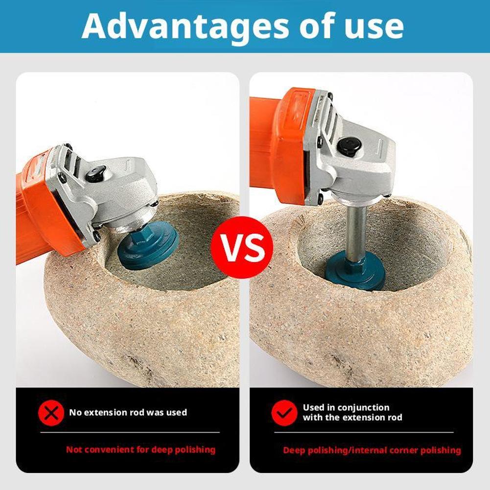 Angle Grinder Extension Connecting Rod Hand Grinder Modification Accessory Screw Shaft Polish And Polish the Tool for Projects