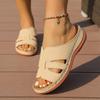 Fashion New Women Orthopedic Slippers Wedge Sandals Comfy Platform Ladies Casual Big Toe Retro Correction Sandal Plus Size 43
