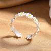 2026 Silver Plated Small Fresh Daisy Flower Ring Femininity Personality Open Ring Design Premium Hand Jewelry