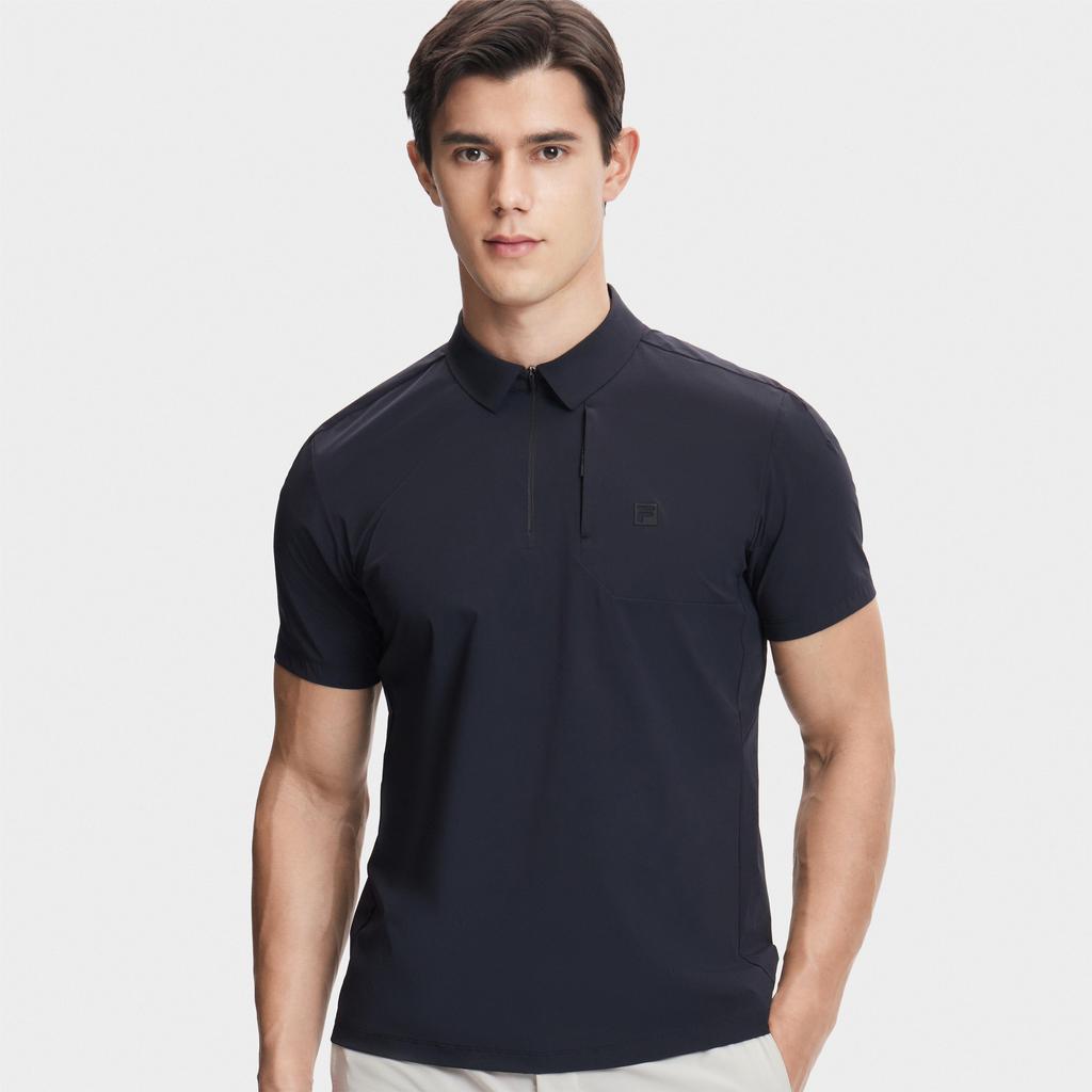 New FILA Explorer Polo Shirts Men's Black A11M427105FBK