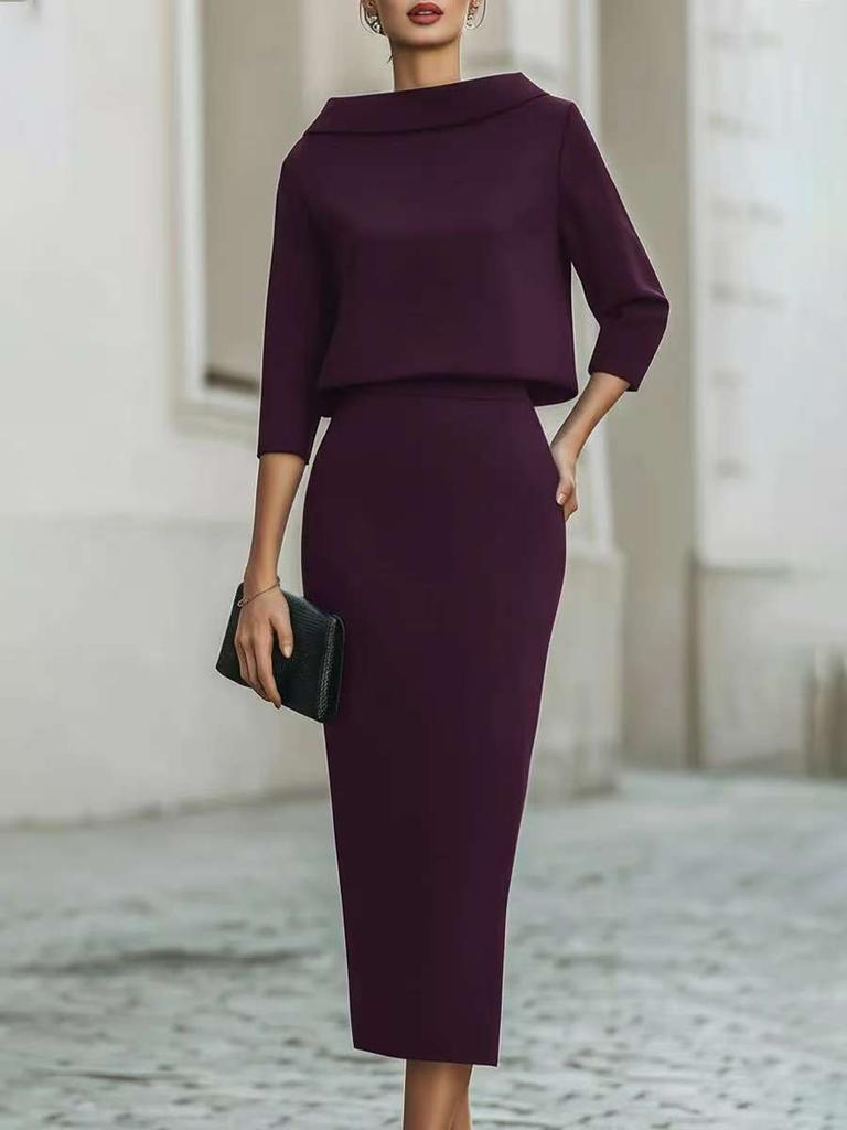 Oversized Sexy Bodycon Dress and Top Set - New Arrivals for