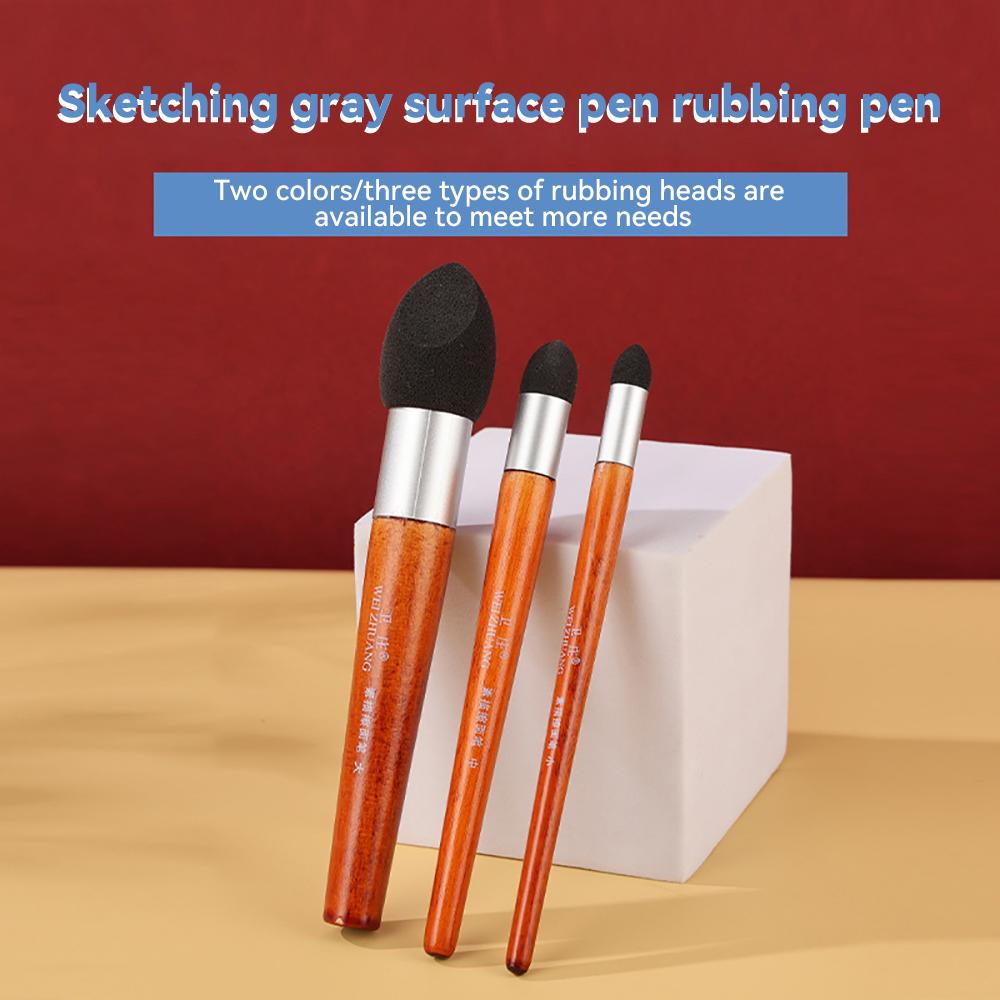 Artist Blending Pen Washable Sketch Rubbing Sponge Brush Reusable Drawing Art Blenders Tools Correcting Lightening & Highlight