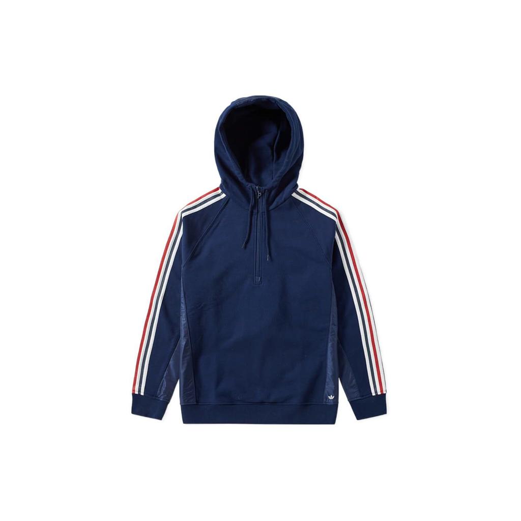 Palace x Adidas Frterry Hooded Jacket With Triangular Logo Unisex Outerwear Blue AZ6593