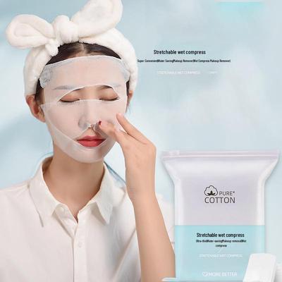 Stretchable Hydrating Facial Cotton Pads for Makeup Removal