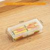 Plastic Square Box Transparent Storage Boxes New Small Storage Box  Craft Bead