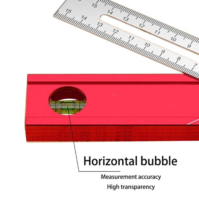 Multifunctional Foldable Angle Ruler Adjustable Positioning Scribing Protractor Marking Depth Measurement Tool Woodwork
