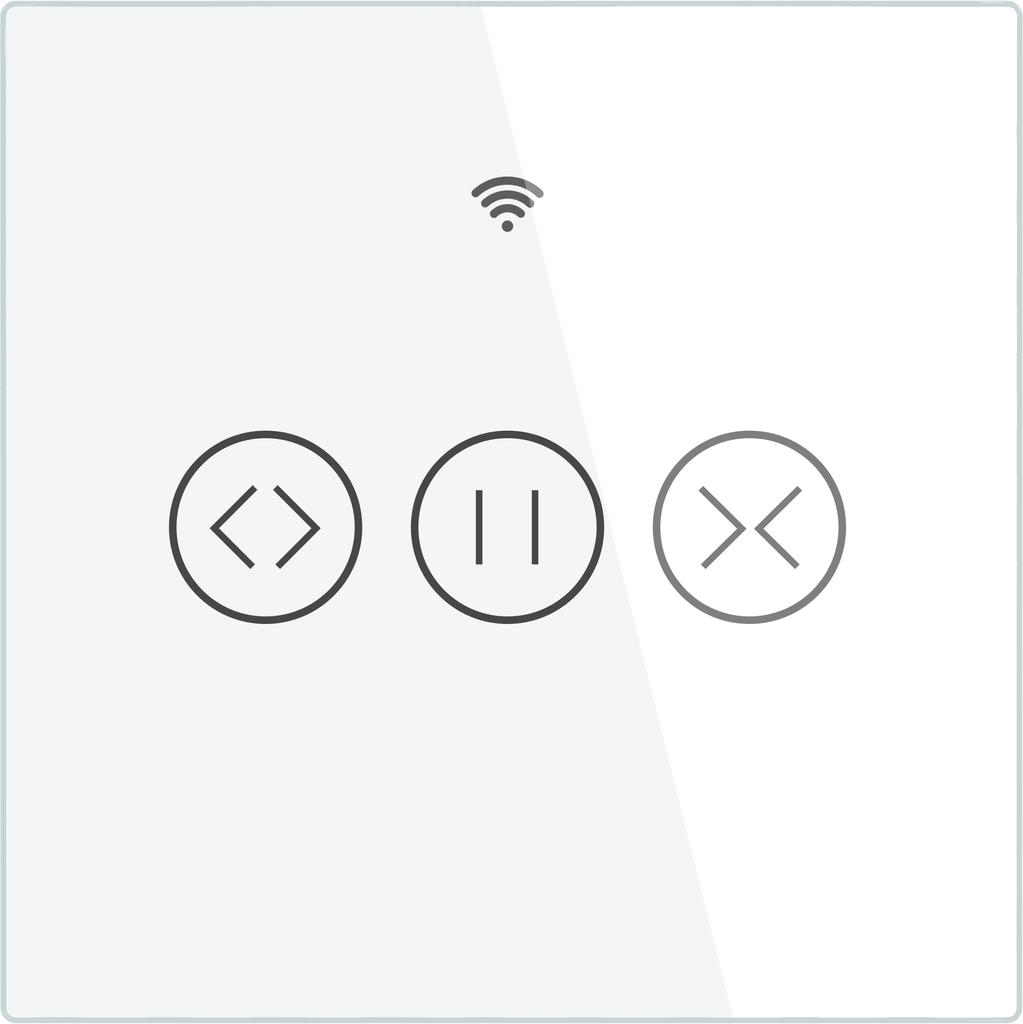 US EU WiFi RF433 Smart Touch Curtain Roller Blinds Motor Switch Tuya Smart Life App Remote Control Works with Alexa Google Home