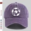 pc Soccer Lover Printed Baseball Cap Heart Soccer Print Trucker Sun Hat Comfortable and Lightweight Papa Hat Mom and Dad Bea