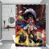 Astra Yao Zzz Animation Pattern Bathing Curtain Bathroom Shower Curtain Waterproof With 12 Hooks Home Deco