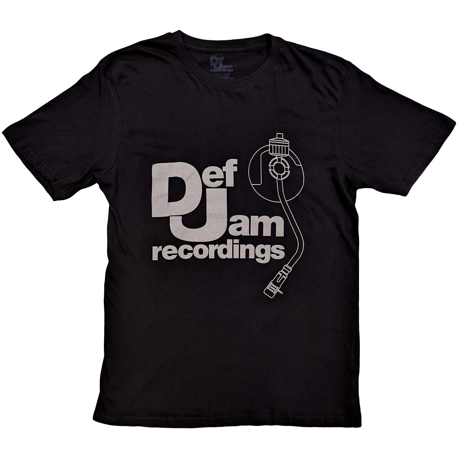 New Def Jam Recordings T-Shirt: Logo & Stylus OFFICIAL black XXXL