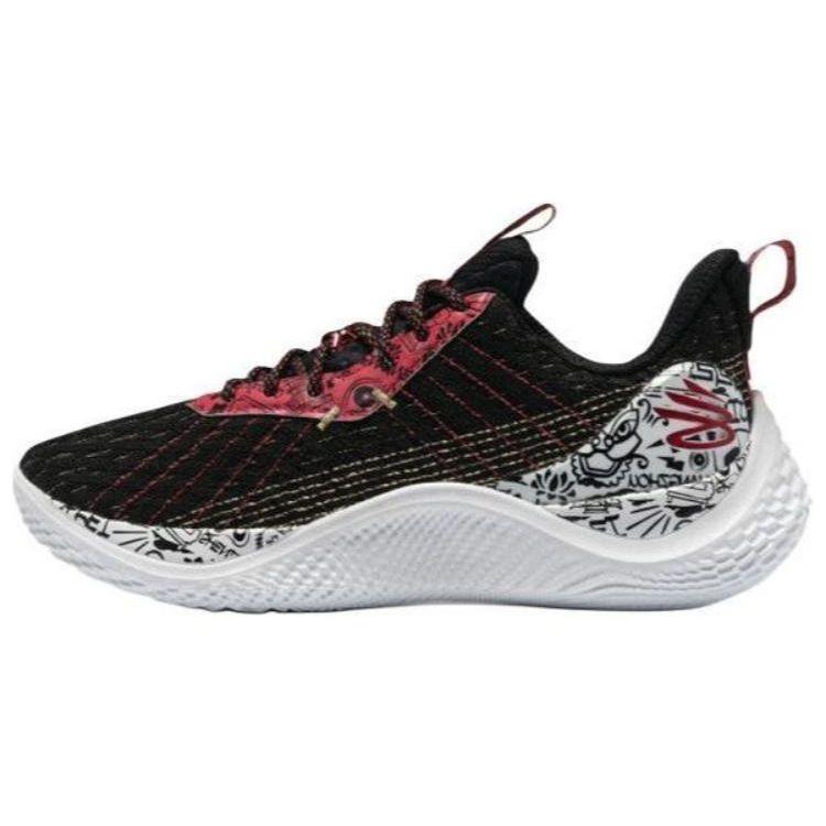 Under Armour Curry 10 Flow Fashion Versatile Low Top Basketball Shoes Unisex Sneaker Black 3026289-001