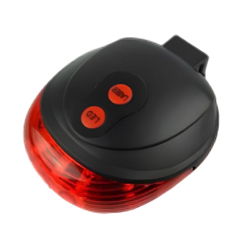Bicycles Rear Light Waterproofs Bikes Light Tail Lamp 7 Flashing Type Bikes Taillight with 2 Lasers Beams Safety Warning Light