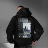 Unisex Oversized Hoodie With Bold Back Print Streetwear Style Men Women Casual Winter Wear