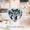 Charms Heart Tree Of Happiness 925 Bead Tree Of Life Charms Pr925
