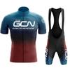 Raudax GCN 2023 Men Summer Short Sleeves Cycling Jersey Set MTB Maillot Ropa Ciclismo Bicycle Wear Breathable Cycling Clothing