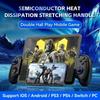 2025 Stretching Cooling Gamepad Bluetooth 5.2 Joystick Phone Stand Holder For SWITCH/Android/lOS/PC/PS3/PS4 Streaming Controller