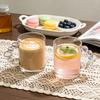Creative Heat-Resistant Clear Glass Cup European Style Handle Mug for Coffee Latte Milk Cocktail Elegant Gift for Friends