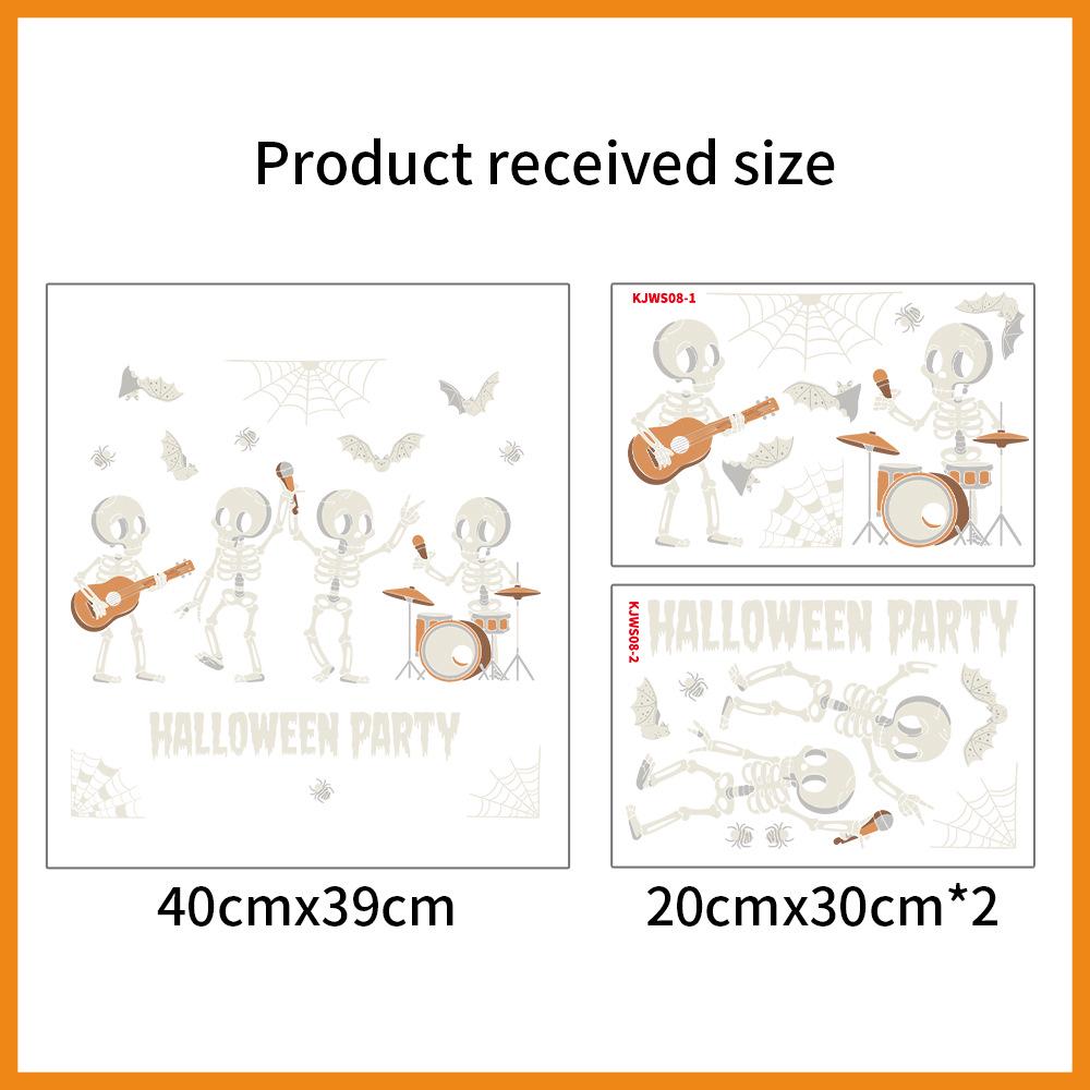 Halloween Window Cling Stickers for Kindergarten & Store Decor